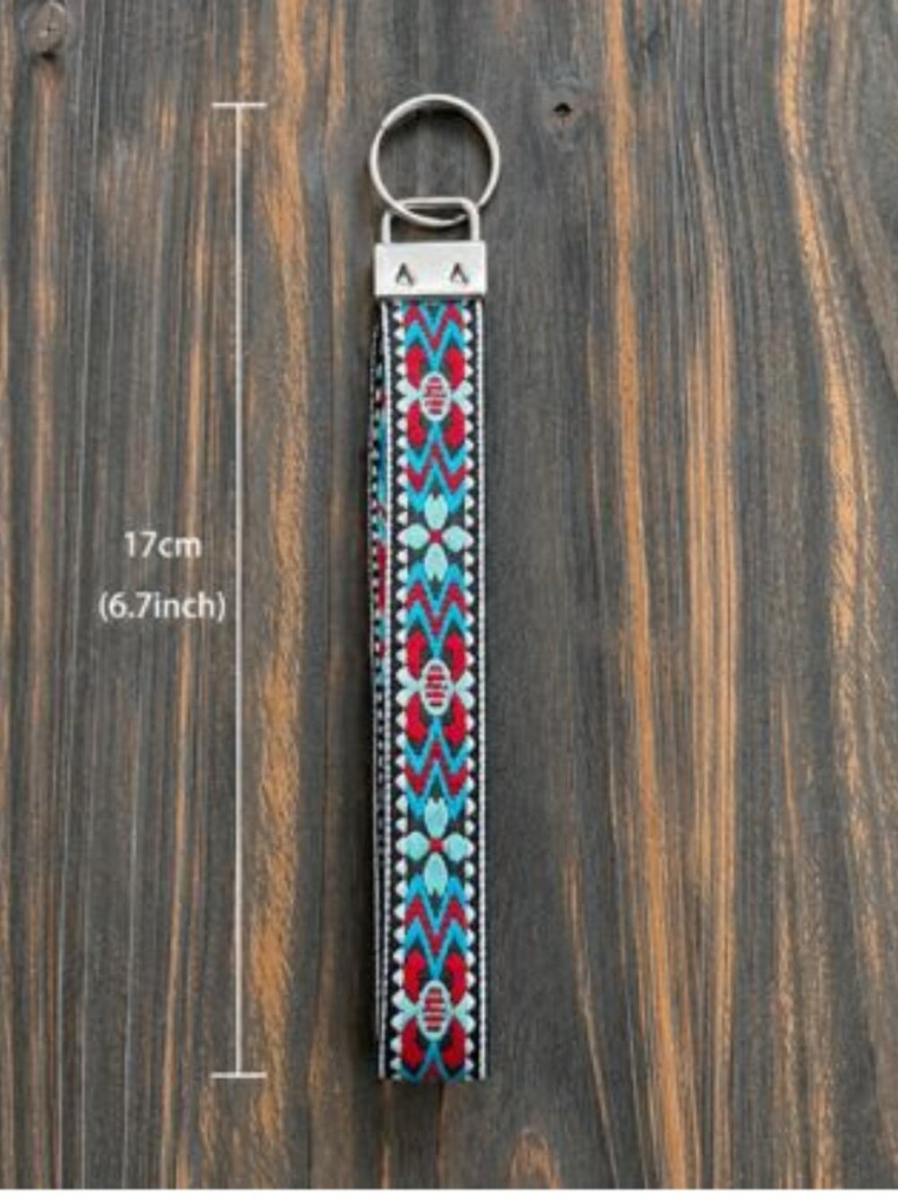 Wilderland Western Embroidered Wristlet Keychain Southwestern NWT - Picture 3 of 3